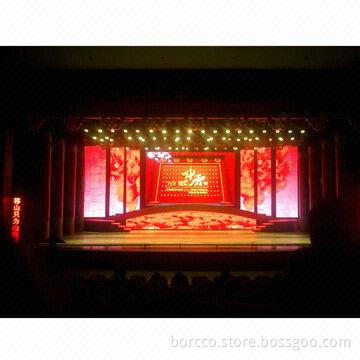 Stage Backdrop LED Curtain Display, Made of Aluminum